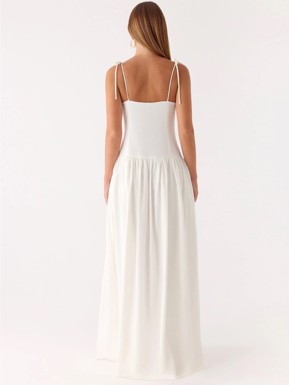 Peppermayo White Linen Maxi Dress - Picture 3 of 8